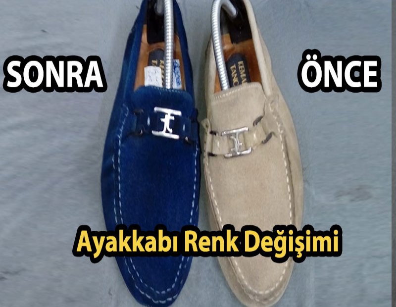 Ayakkabı Renk Değişimi 